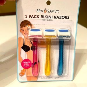 Spa Savvy 3 pack Bikini Razors